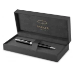 Ручка шариковая «Parker Sonnet Core Black Lacquer CT», черный/серебристый, фото 5