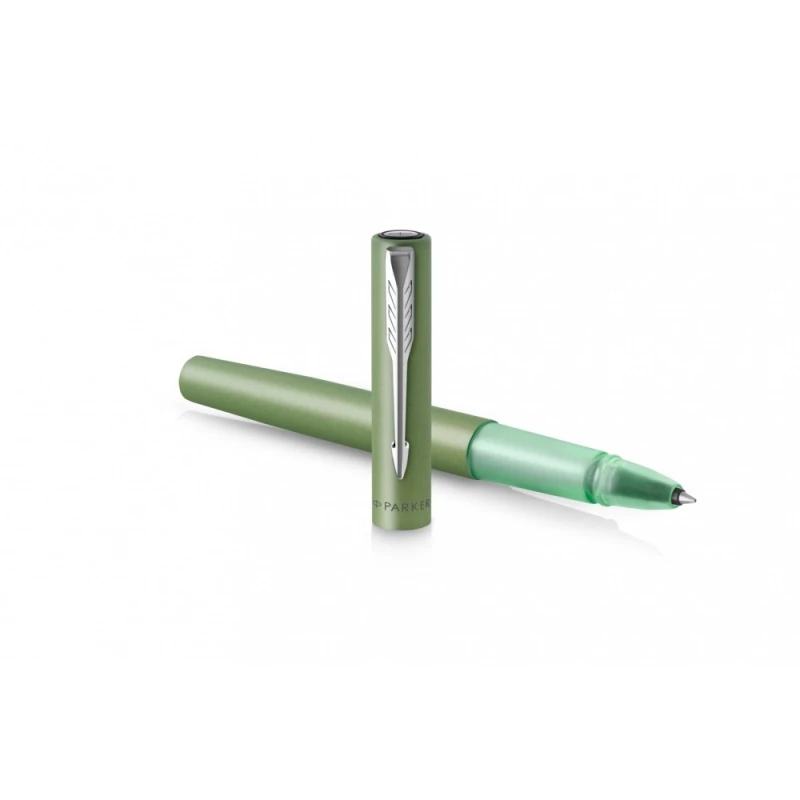 Ручка-роллер Parker Vector XL Green CT, цвет чернил black, стержень: F, в подарочной упаковке., фото 18
