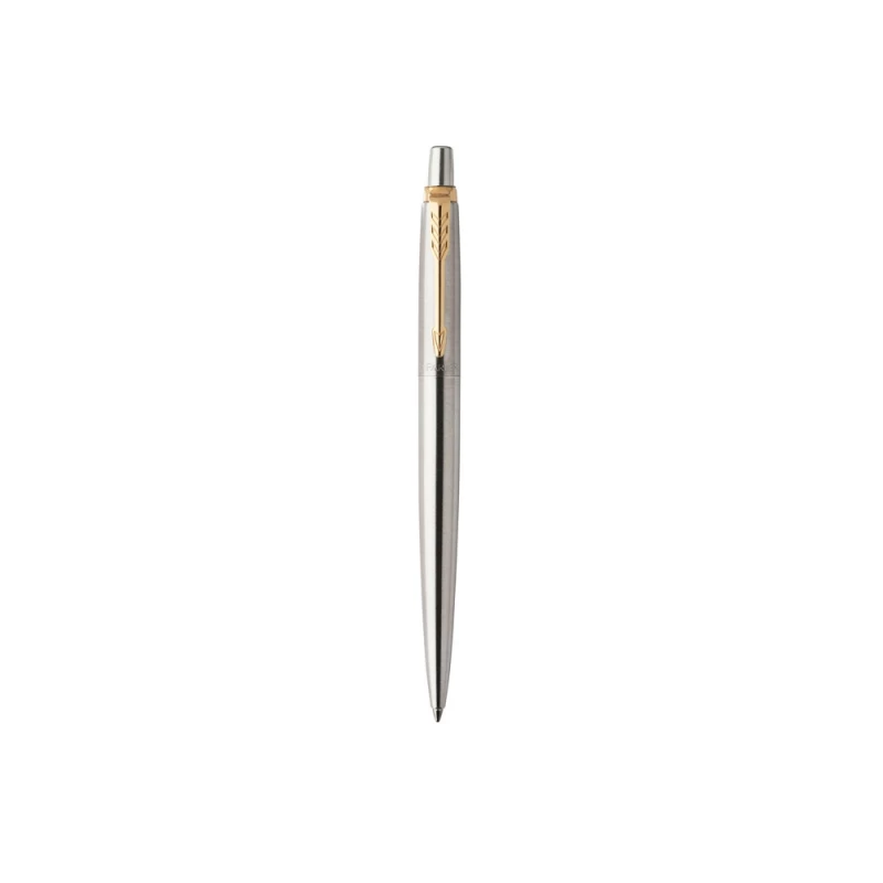 Шариковая ручка Parker Jotter Essential, St. Steel GT, стержень: Mblue, фото 3