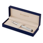 Ручка шариковая Waterman «Perspective Pure White CT M», белый/серебристый, фото 3