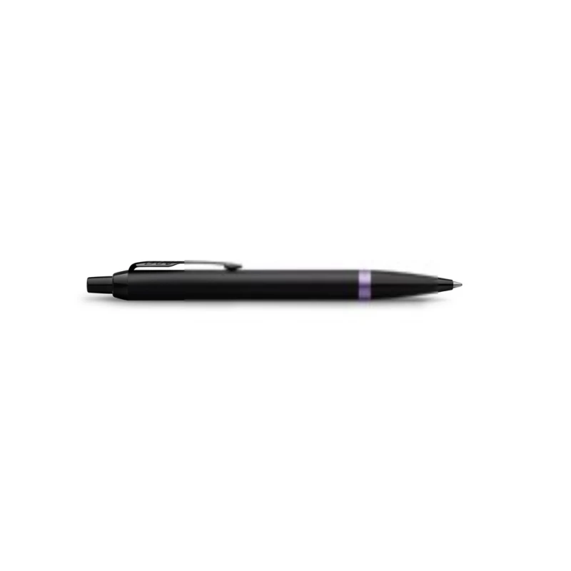 Шариковая ручка Parker IM Vibrant Rings Flame Amethyst Purple, стержень: M blue, в подарочной упаковке., фото 4