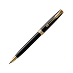Ручка шариковая «Parker Sonnet Core Black Lacquer GT», черный/золотистый, фото 1