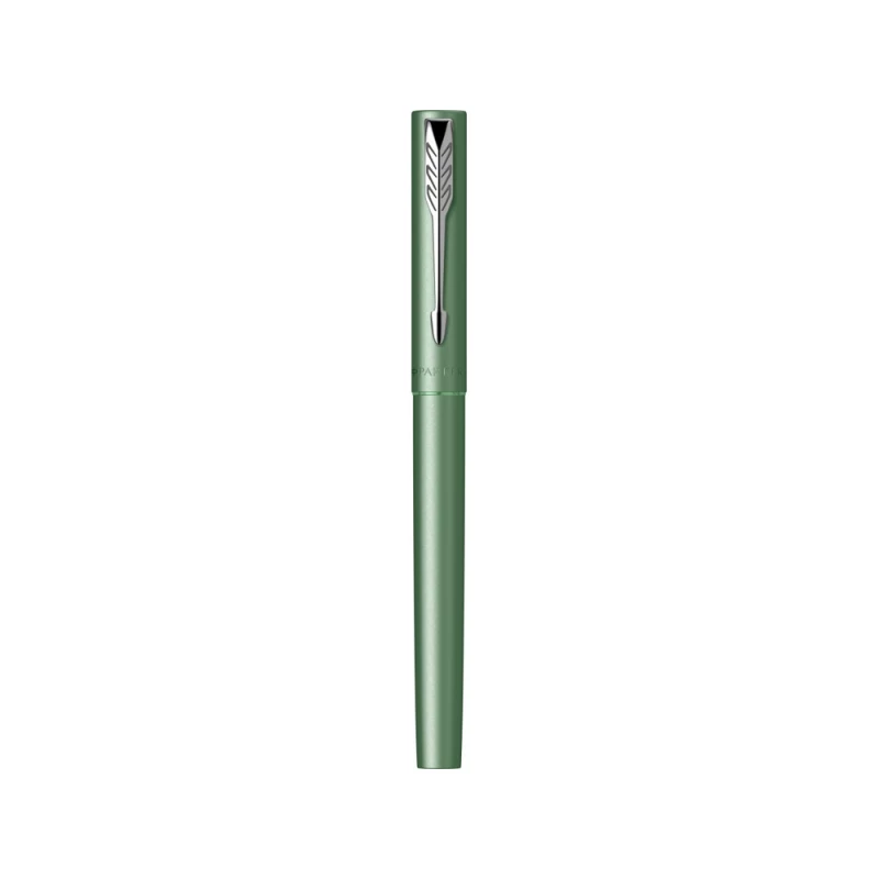 Ручка-роллер Parker Vector XL Green CT, цвет чернил black, стержень: F, в подарочной упаковке., фото 14