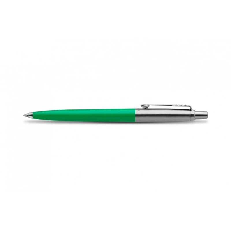 Шариковая ручка Parker Jotter, цвет GREEN, цвет чернил синий, толщина линии M , в подарочной коробке, фото 4