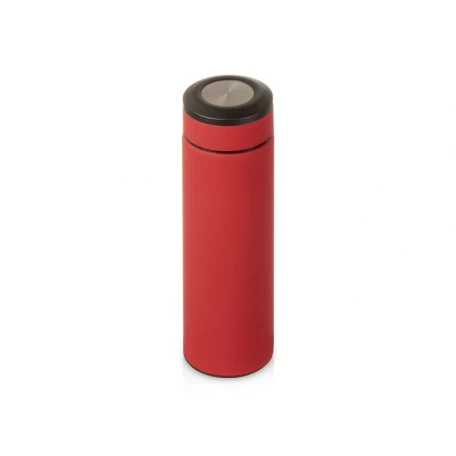 Вакуумный термос "Vacuum Flask C1", soft touch, 420мл, красный