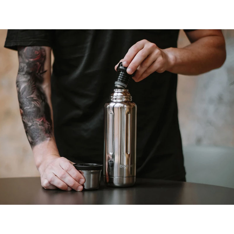 Термос для напитков, вакуумный, бытовой, тм "bobber". Объем 0.47 литра. Артикул Flask-470 Glossy, фото 9