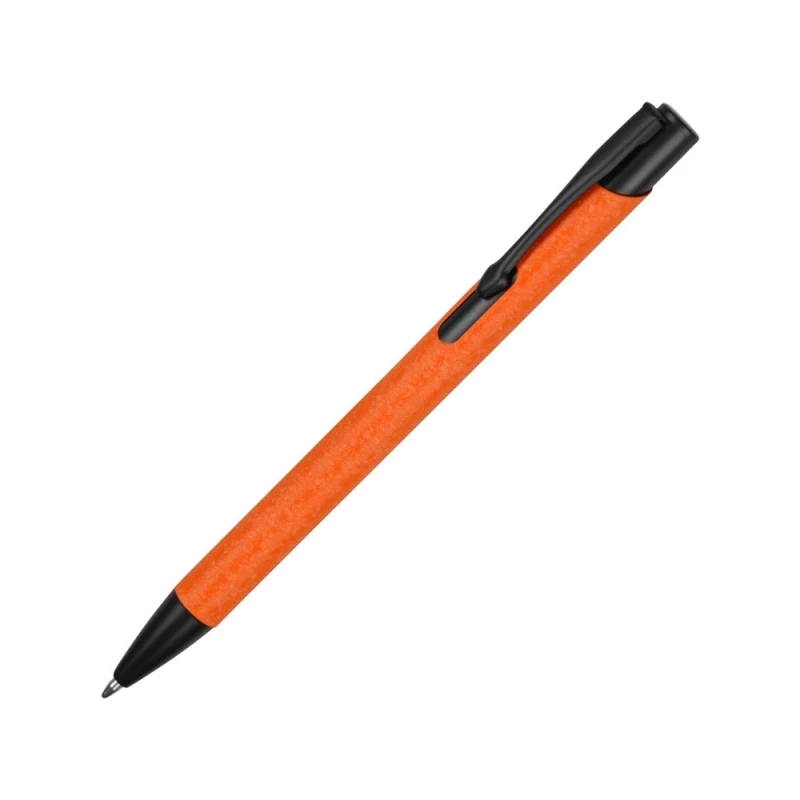 Ручка металлическая шариковая «Crepa», оранжевый/черный, фото 3