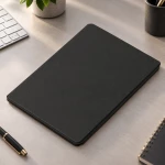 Портфолио А4 «Люминари» с блокнотом 20 л, черный, фото 1