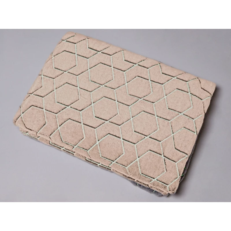 Светящийся в темноте плед Lattice бежевый, фото 6