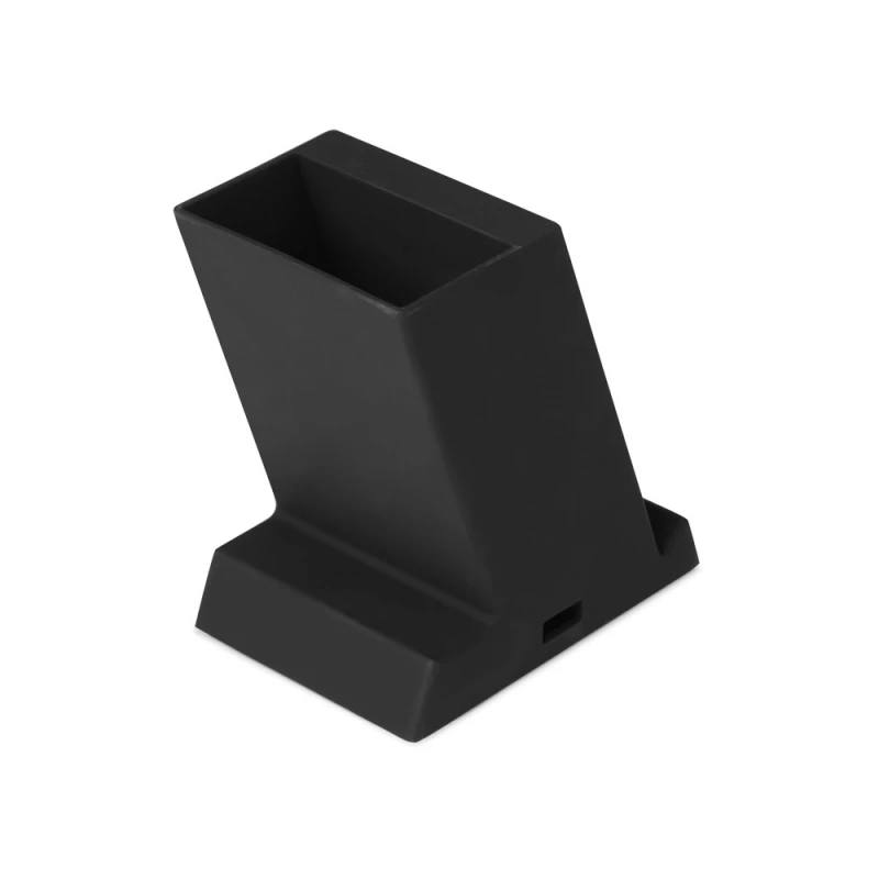 Беспроводная зарядка-подставка с подсветкой "Glow box", черный, фото 6