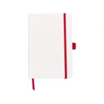 Блокнот "ColorNote White", твердая обложка A5, 80 листов, белый с красным, фото 4