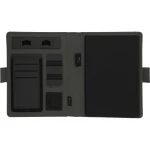 Органайзер с беспроводной зарядкой 5000 mAh "Powernote", темно-серый, фото 12