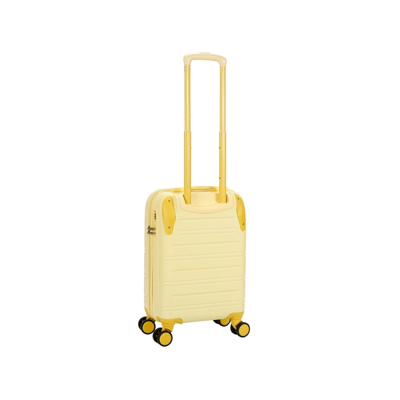 Чемодан TORBER В Отпуск, желтый, ABS-пластик, 36 х 22 х 55 см, 31 л, 2,4 кг, фото 3