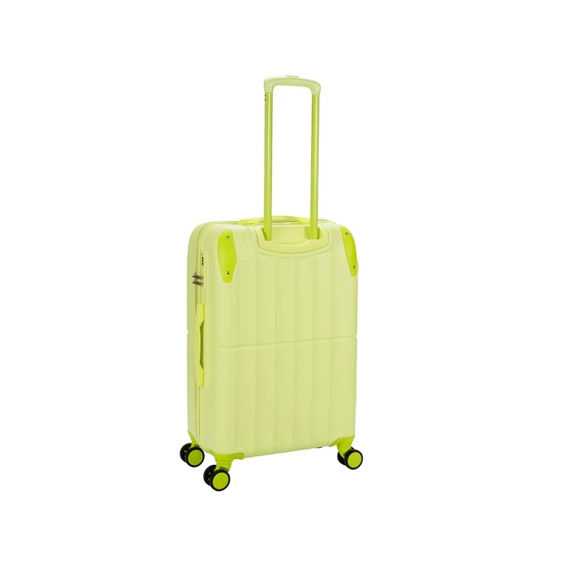 Чемодан TORBER В Отпуск, салатовый, ABS-пластик, 46 х 28,5 х 69 см, 71 л, 3,3 кг, фото 3