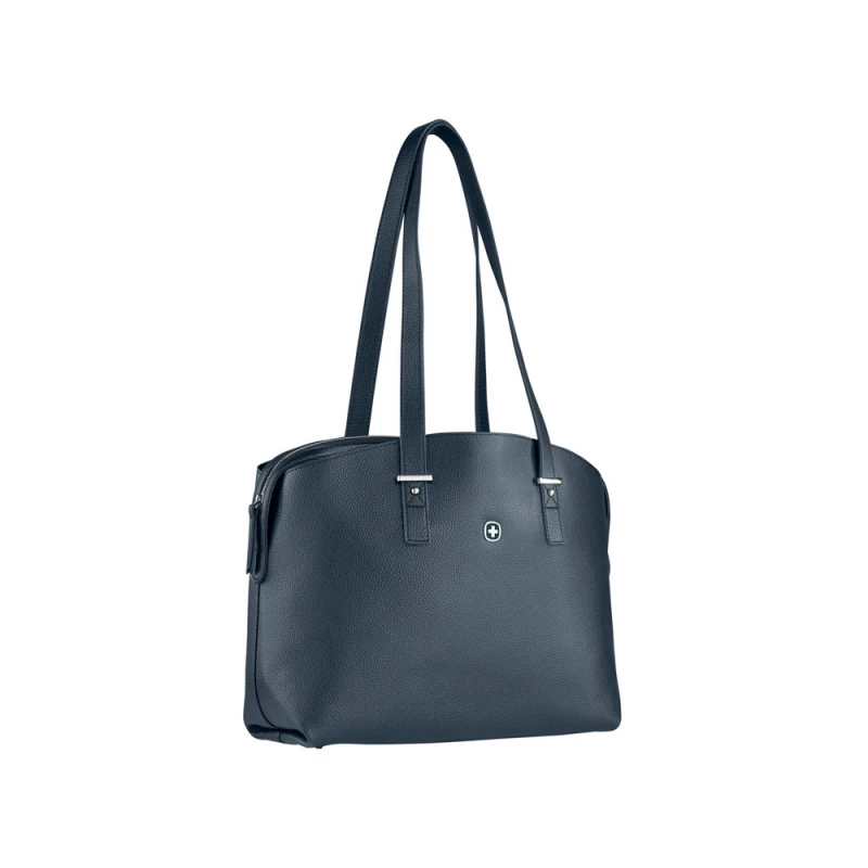Сумка женская WENGER RosaElli с карманом для ноутбука 14", синяя, полиэстер, 37 x29x19 см, фото 4