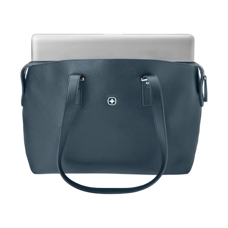 Сумка женская WENGER RosaElli с карманом для ноутбука 14", синяя, полиэстер, 37 x29x19 см, фото 5