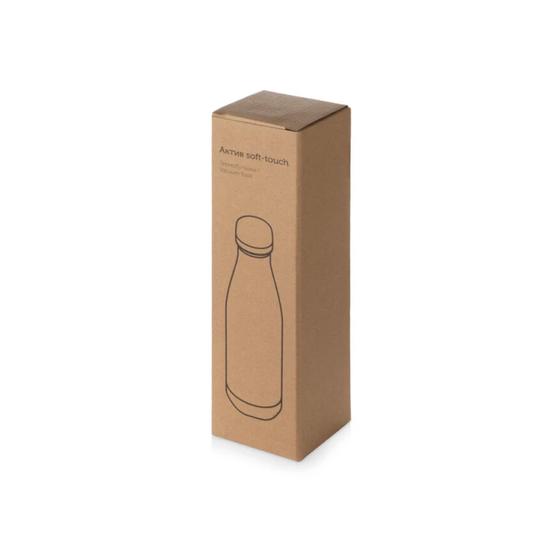 Термобутылка Актив Soft Touch, 500мл, белый, фото 6