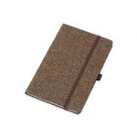 Блокнот из кофейных зерен А5 "Coffee notes", твердая обложка, 80 листов 70 гр/м2 белой бумаги, кофейный, фото 1