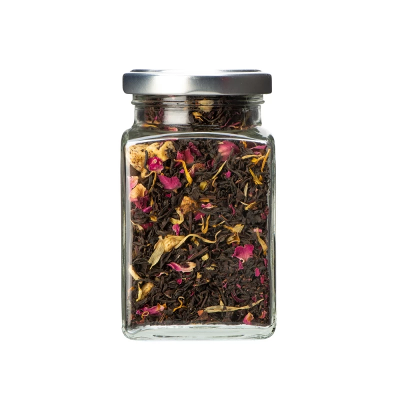 Чай черный, серия "Bouquet", манго-маракуйя, стеклянная банка, фото 4