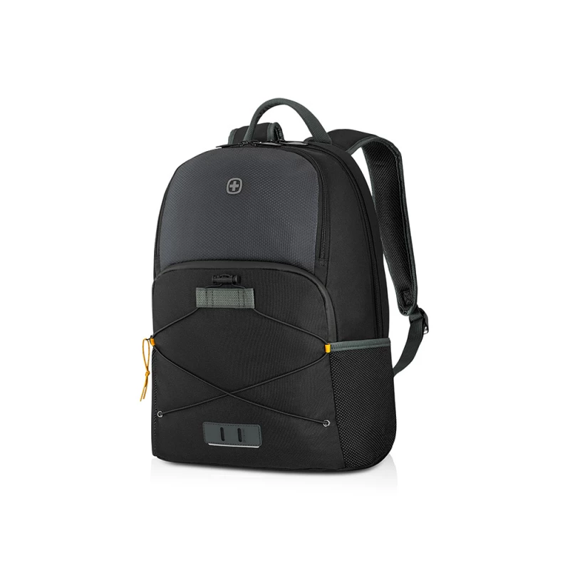 Рюкзак WENGER Trayl 15.6", чёрный, переработанный ПЭТ, 34 x 20 x 45 см, 22 л.