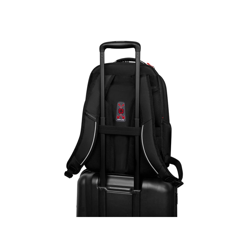 Рюкзак WENGER ALTAIR 15.6", черный, переработанный ПЭТ/Полиэстер, 32х21х44 см, 22 л., фото 8