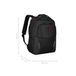 Рюкзак WENGER ALTAIR 15.6", черный, переработанный ПЭТ/Полиэстер, 32х21х44 см, 22 л., фото 10