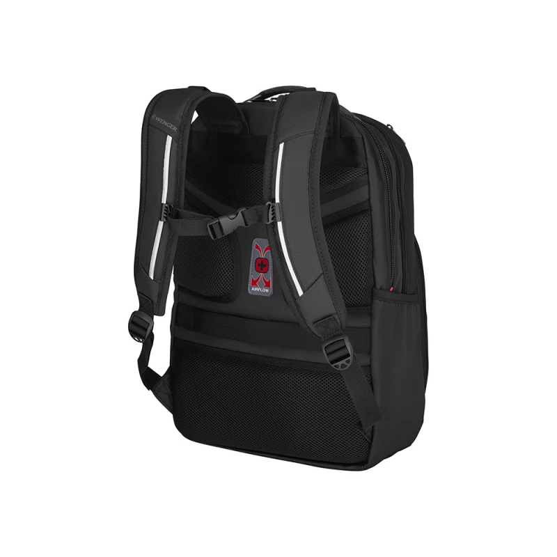 Рюкзак WENGER Cosmic 17", чёрный, переработанный ПЭТ/ПВХ/полиэстер, 34 x 23 x 49 см, 30 л, фото 5