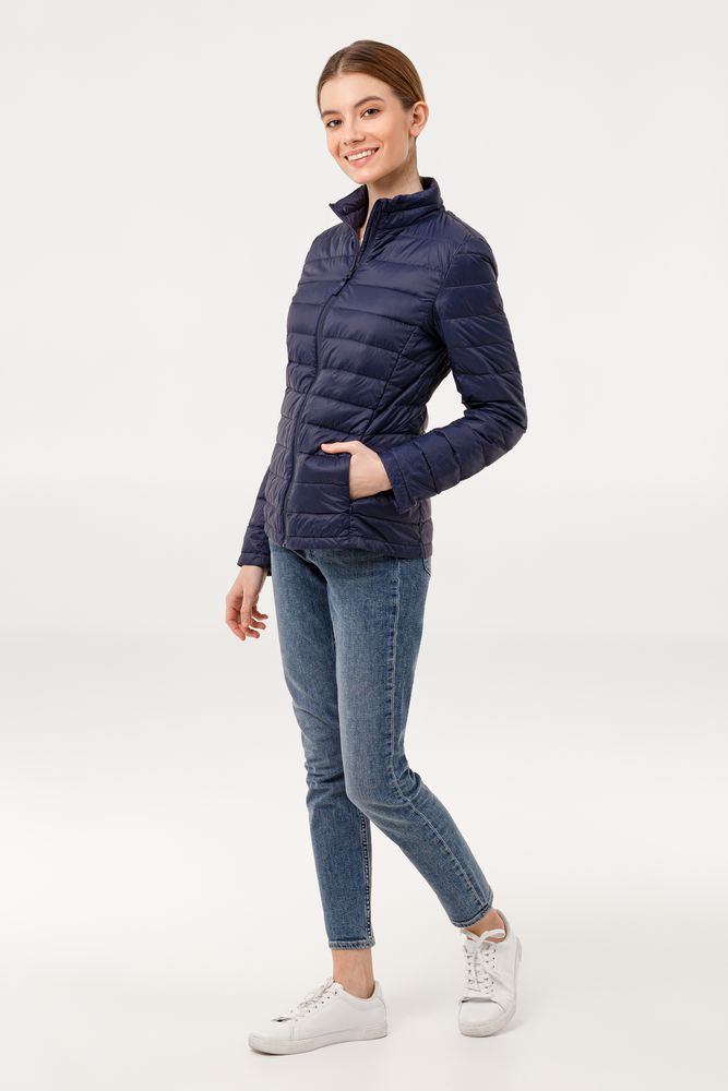 Куртка женская Wilson Women, темно-синяя_5