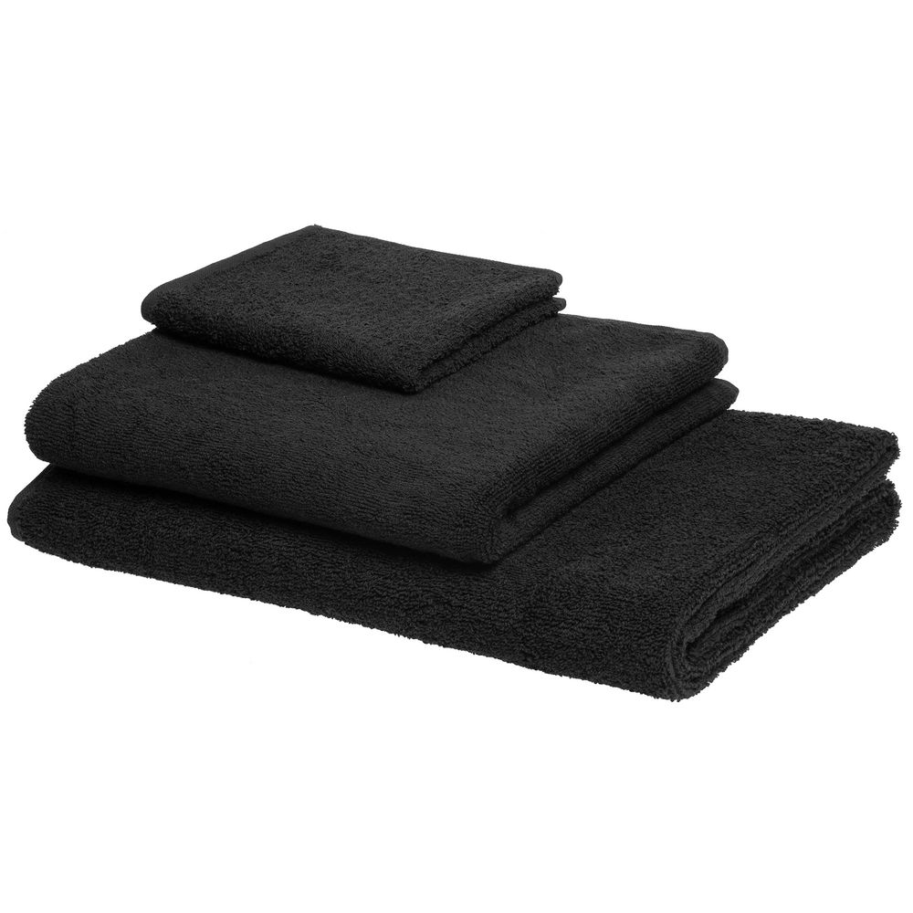 Полотенце отельное For Rooms, большое, черное_2
