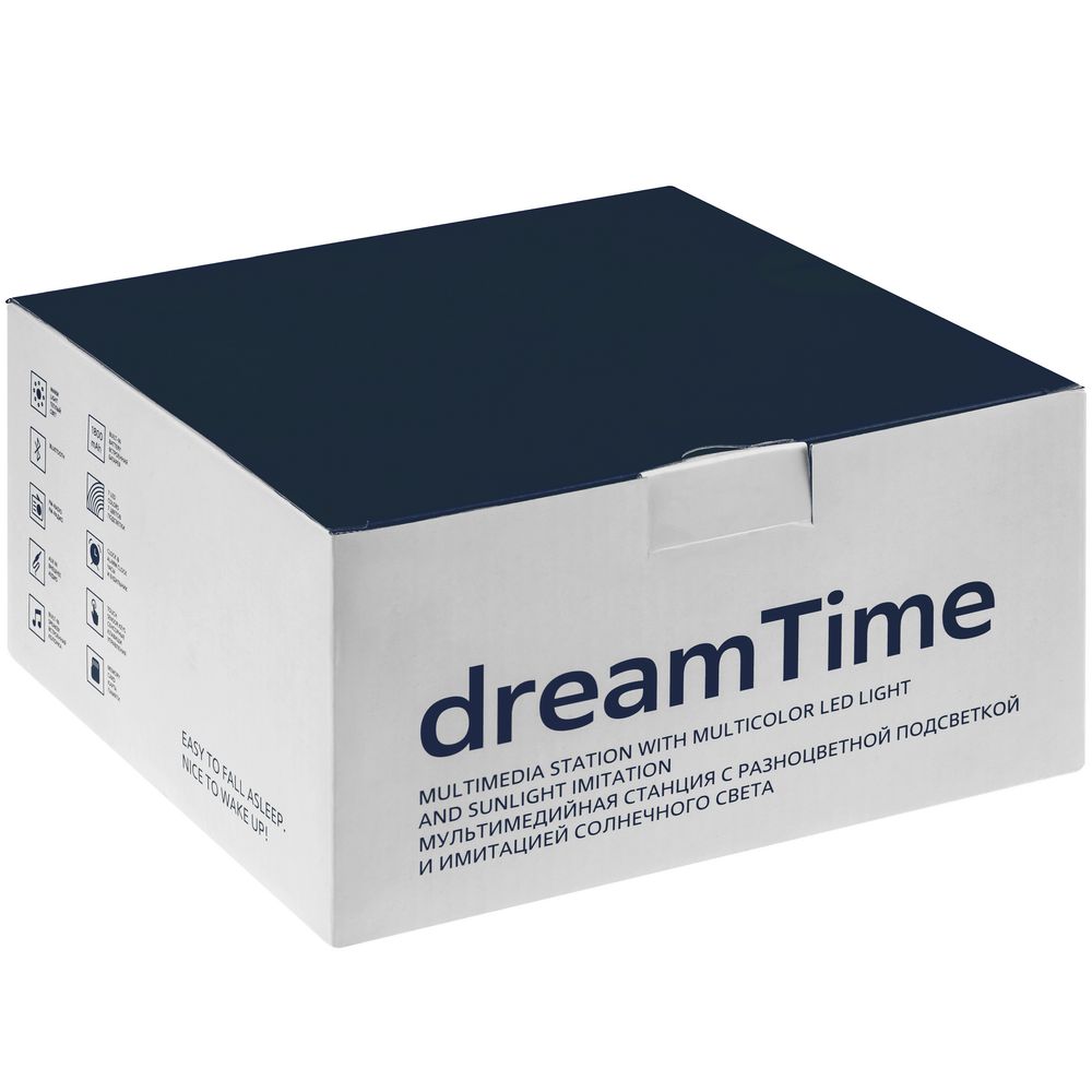Лампа-колонка dreamTime для пробуждения светом и музыкой, белая_12