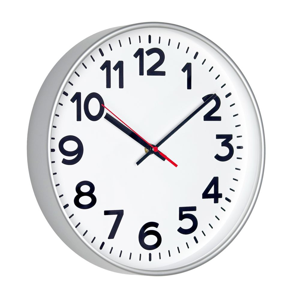 Часы настенные ChronoTop, серебристые_0
