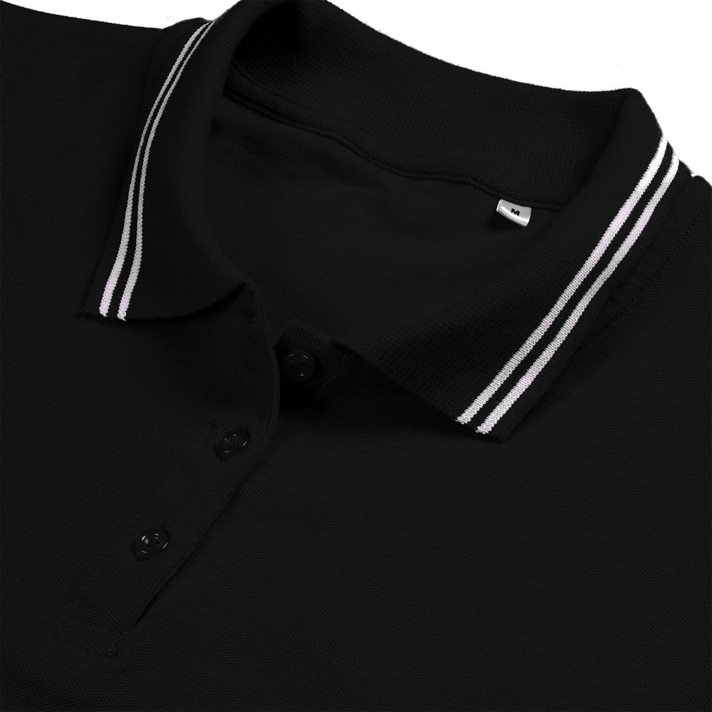Рубашка поло женская Virma Stripes Lady, черная_1