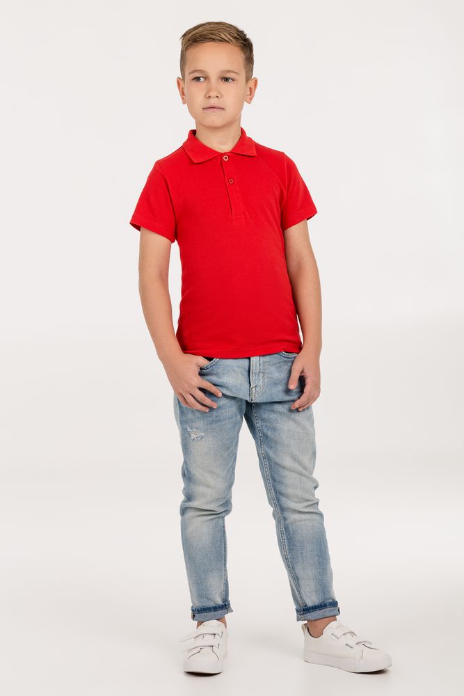 Рубашка поло детская Virma Kids, красная_3