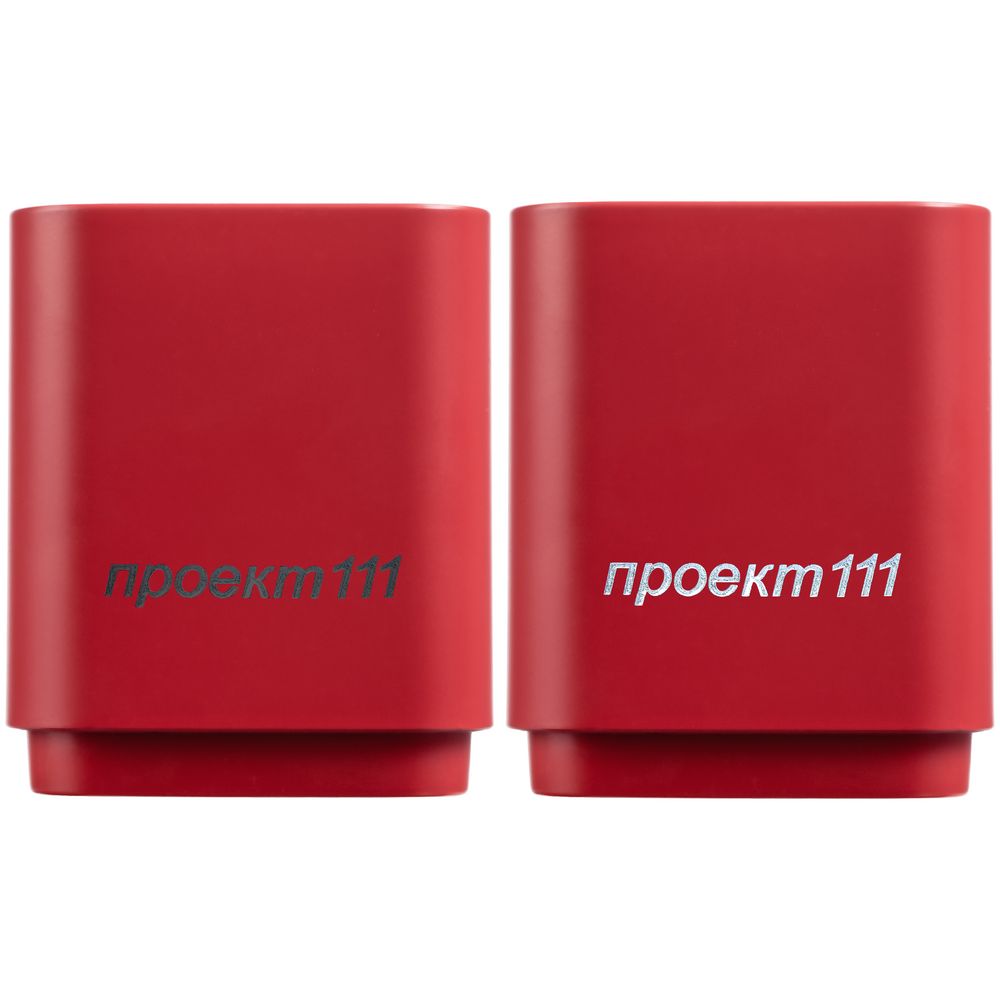 Беспроводная колонка с подсветкой гравировки Glim, красная_1