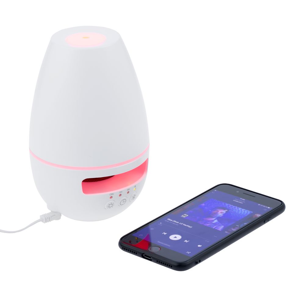 Увлажнитель с колонкой и подсветкой tuneMist, белый_4