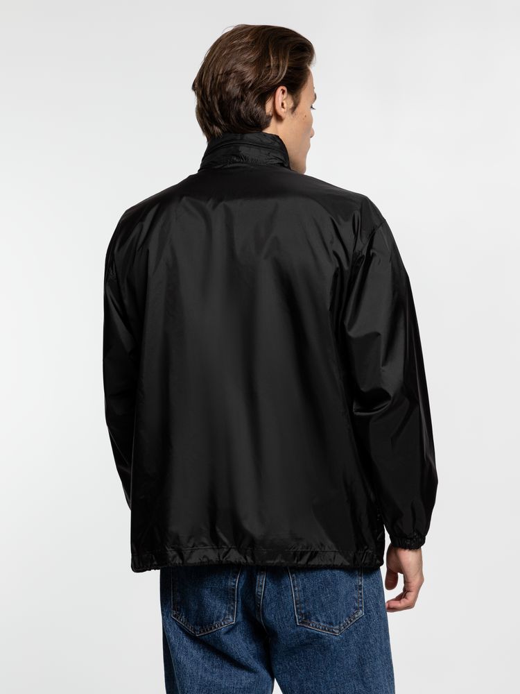 Ветровка из нейлона Surf 210, черная_10