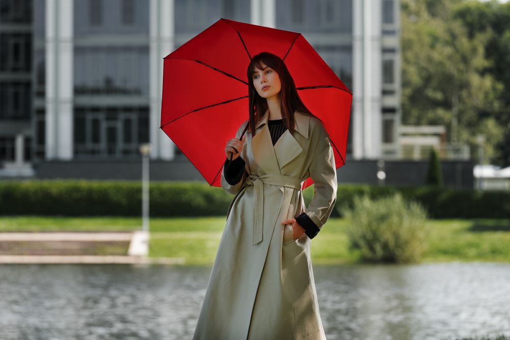 Зонт складной Monsoon, красный_3