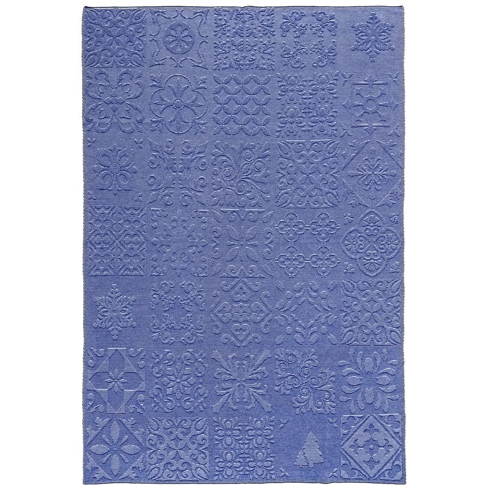 Плед Ornamental, синий_0
