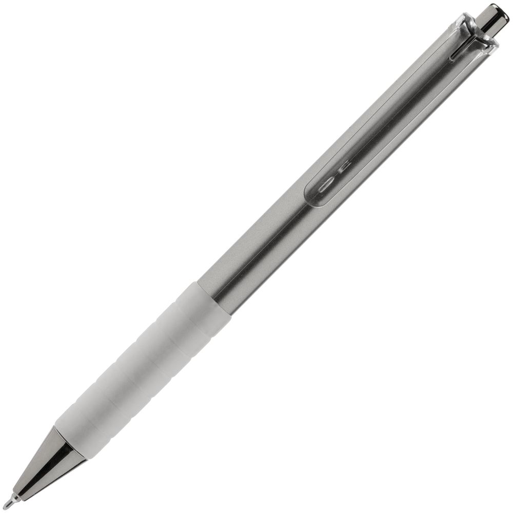 Ручка шариковая Easy Grip, серебристая_1