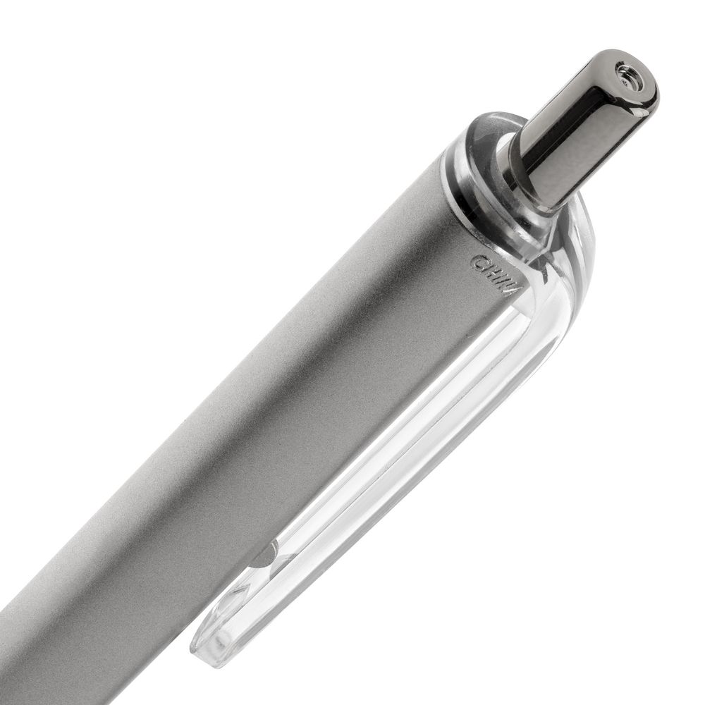 Ручка шариковая Easy Grip, серебристая_3