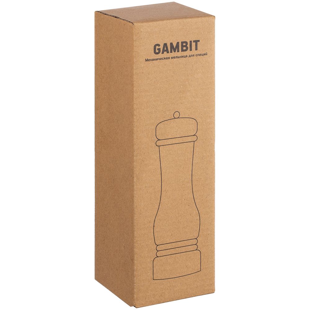 Механическая мельница для специй Gambit, белая_5