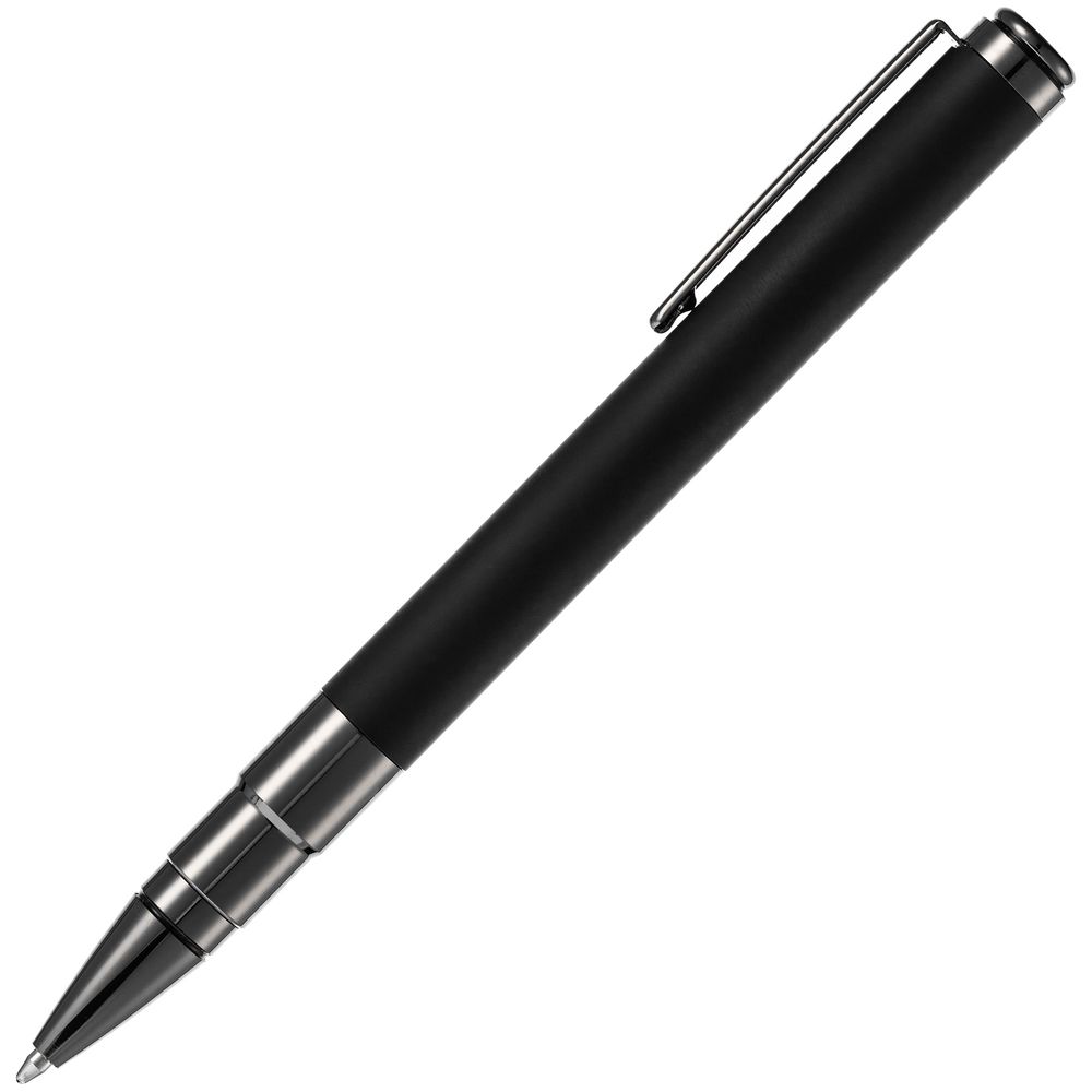 Ручка шариковая Kugel Gunmetal, черная_0