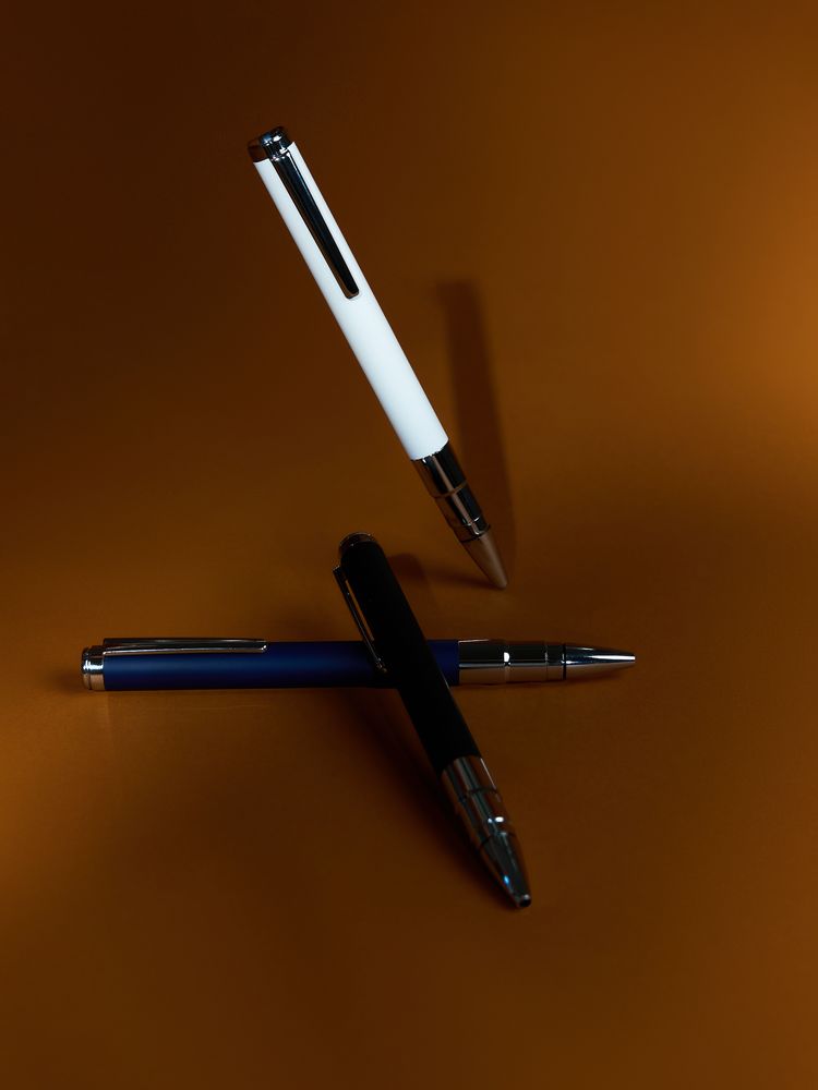 Ручка шариковая Kugel Gunmetal, белая_6