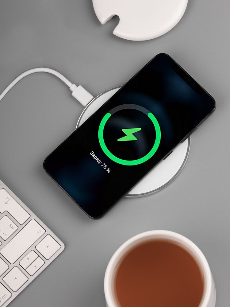 Кружка с подогревом и беспроводной зарядкой dualBase ver. 2.0 Matt, белая_11
