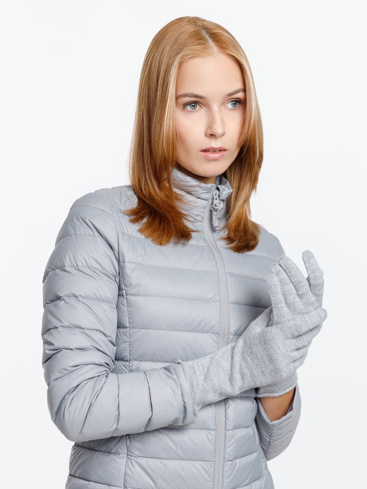 Перчатки Alpine, удлиненные, серые_1