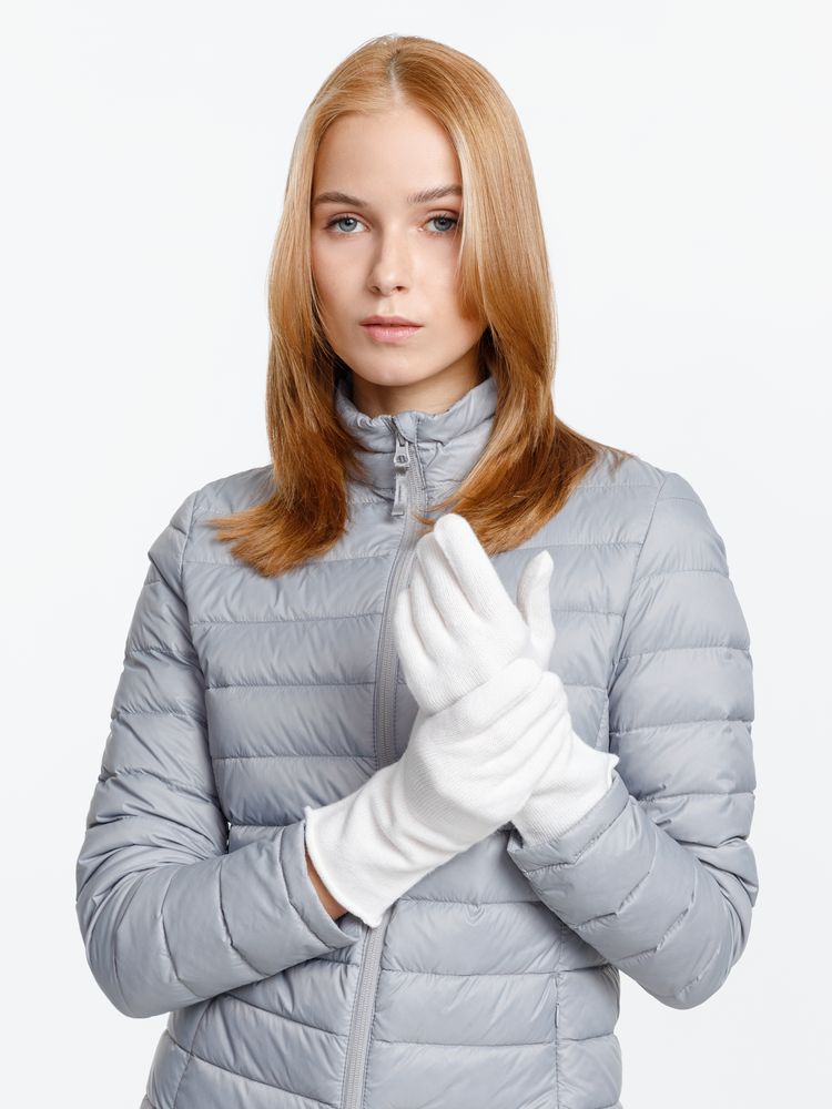 Перчатки Alpine, удлиненные, белые_1