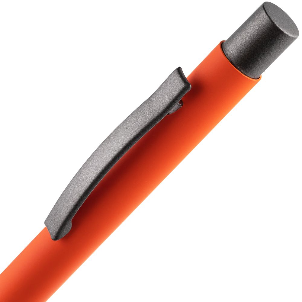 Ручка шариковая Atento Soft Touch, оранжевая_2