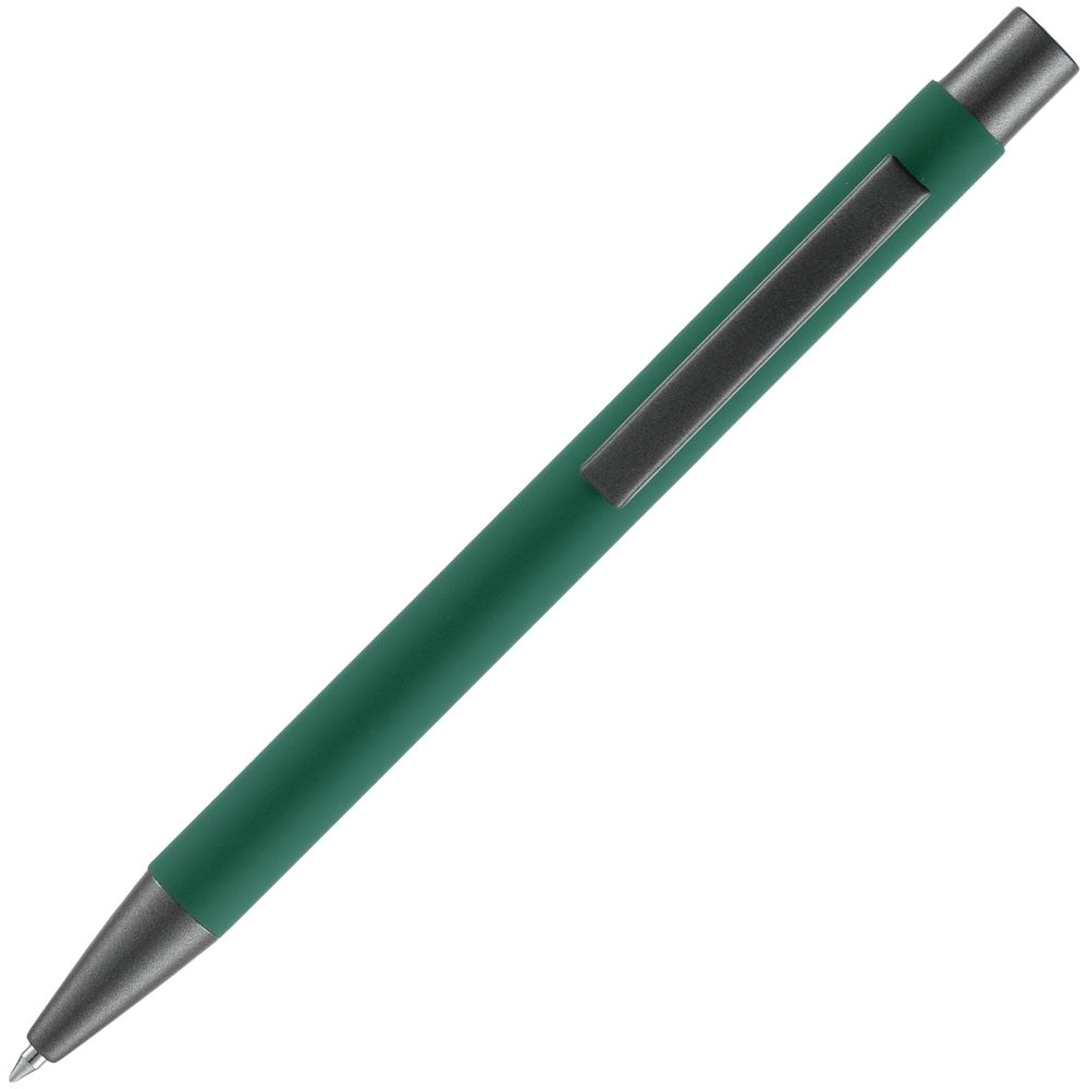 Ручка шариковая Atento Soft Touch, зеленая_1