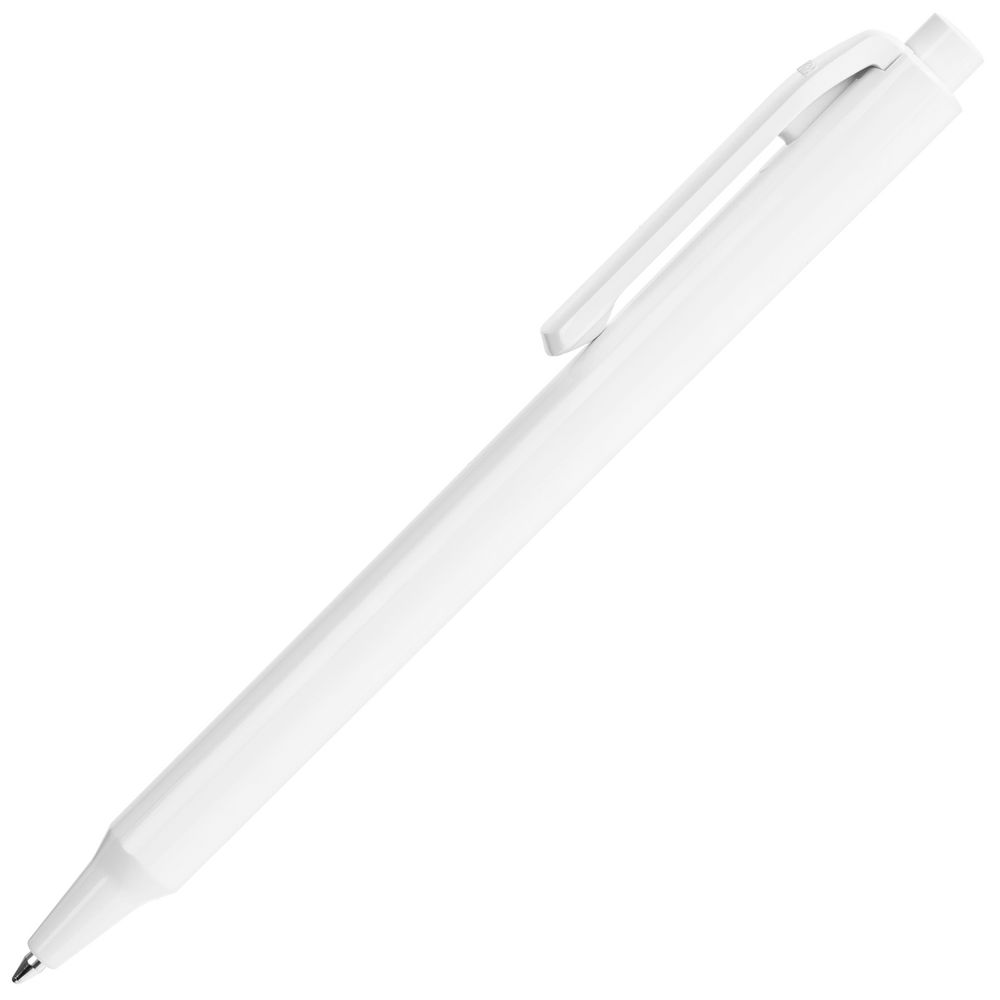 Ручка шариковая Pigra P04 Polished, белая_1
