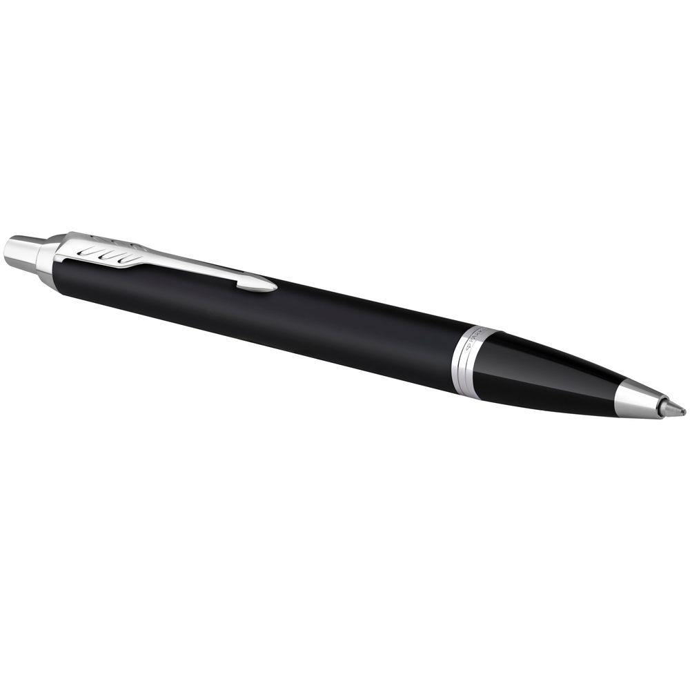 Ручка шариковая Parker IM Essential Muted Black CT, черная_0